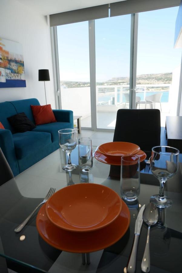 Sea View Penthouse Mellieha Bay公寓 外观 照片